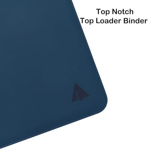 Top loader Binder, Holds 504 Top loaders, 9-Pocket Top Loader Binders with Sleeves for TCG & Sports Cards in 3'' x 4'' Top loaders -Blue - color: Blue