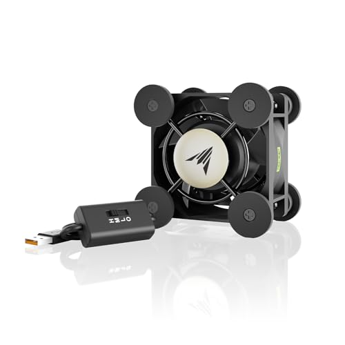 AC Infinity MULTIFAN Mini, Compact 40mm x 20mm USB Fan, UL-Certified | For VR Gear, Aquarium, Roku, Router, Raspberry Pi, Cosplay, Helmet Cooling Ventilation - size: Mini