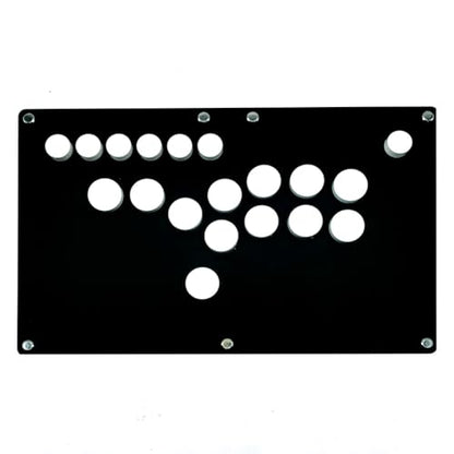 XIAO SHI MIN STORY Ultra-Thin All Buttons Style Arcade Joystick Fight Stick Game Controller for PS4/PC/USB Hot-Swap Cherry MX WASD Layout/Steam Game Keyboard