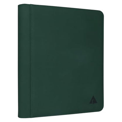 Top loader Binder, Holds 504 Top loaders, 9-Pocket Top Loader Binders with Sleeves for TCG & Sports Cards in 3'' x 4'' Top loaders -Green - color: Green