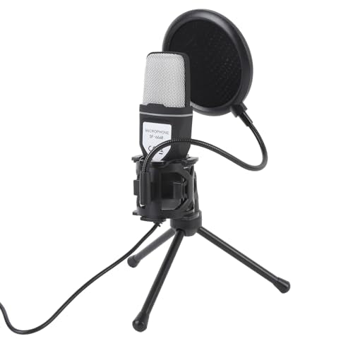 Fabater RGB Gaming Microphone Wired USB Condenser with Noise Reduction for Streaming and Gaming Setup with Tripod Stand