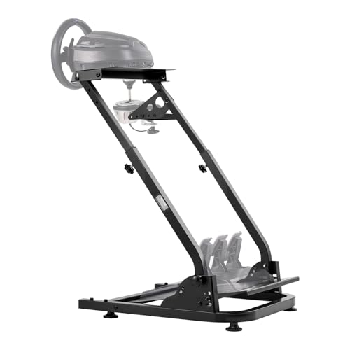 VEVOR G920 Racing Steering Wheel Stand Shifter Mount fit for Logitech G25 G27 G29 G920 G923 Thrustmaster T330TS Mainstream Brands Gaming Wheel Stand Wheel Pedals NOT Included Racing Wheel Stand - size: L-shaped lite
