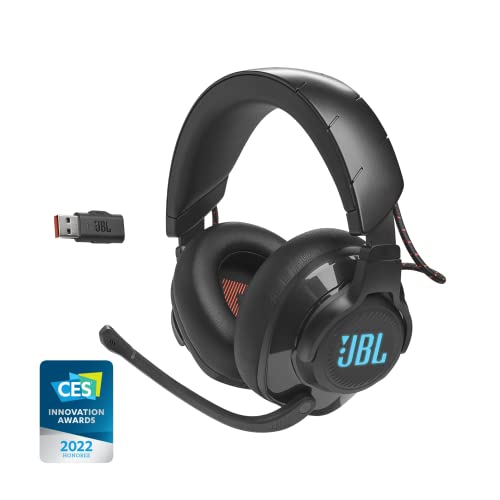 JBL Quantum 610 Wireless - Over-Ear Gaming Headset - Black | Live the game with JBL QuantumSURROUND and DTS, Be at the center of the game with JBL QuantumSOUND Signature - style: JBL Quantum 610 Wireless