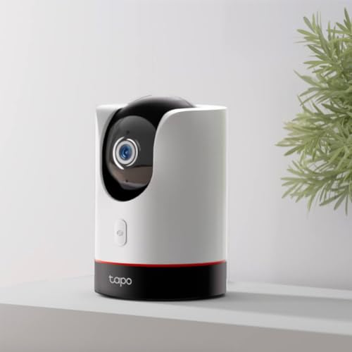 TP-Link Tapo 2K QHD Pan/Tilt Wi-Fi Camera | Apple HomeKit | Physical Privacy Mode | Color Night Vision | Motion Tracking | 2-Way Audio | Local/Cloud Storage | Works w/Alexa&Google Home | (Tapo C225) - style: 2K QHD, HomeKit Compatible