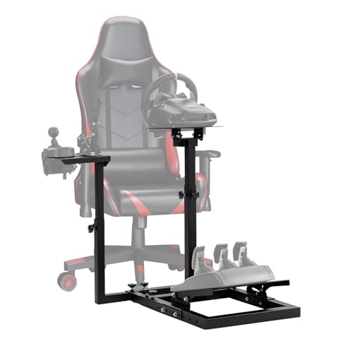 Supllueer Racing Wheel Stand Fit for Logitech G25 G27 G29 G920, for Thrustmaster T300RS T500RS, Racing Simulator Game Stand without Steering Wheel Pedal Shifter