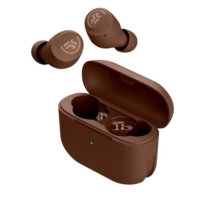 JLab Go Air Pop+ Tones True Wireless Earbuds, in Ear Bluetooth Headphones with Microphone, 35H Playtime, USB-C Charging Case, Dual Connect, EQ3 Sound, 4625 W - color: B-4625 W, style: Tones+