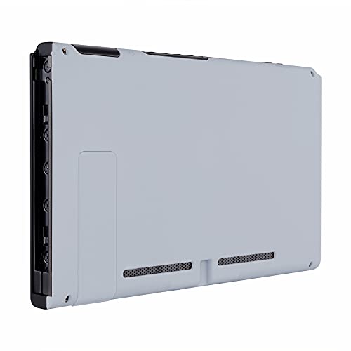 eXtremeRate New Hope Gray Back Plate for Nintendo Switch, DIY Replacement Housing Shell Case for Nintendo Switch Console with Kickstand [Only the Backplate, NOT the Console] - color: New Hope Gray