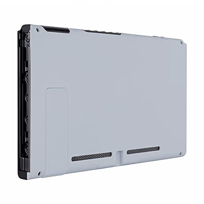 eXtremeRate New Hope Gray Back Plate for Nintendo Switch, DIY Replacement Housing Shell Case for Nintendo Switch Console with Kickstand [Only the Backplate, NOT the Console] - color: New Hope Gray