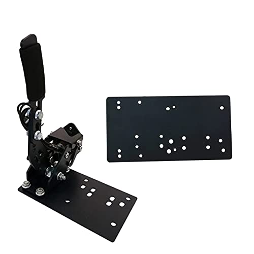 Racing Game USB Handbrake Drift Adapter Board for Logitech G27 G29 Steam Racing Game Simulation Bracket Accessories (Right, Black) - size: Right