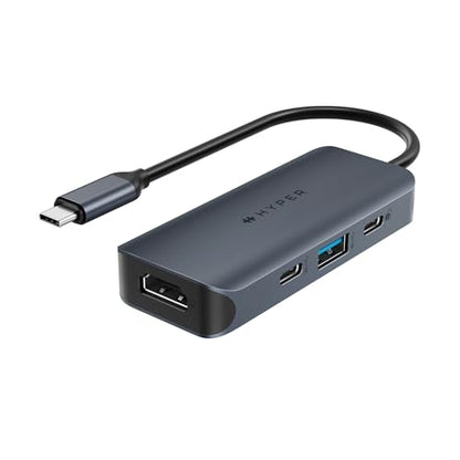 HyperDrive Next 4 Port USB C Hub for Mac, PC, Chromebook with 4K60Hz HDMI, 2 USB-A, USB C Hub 10Gbps, USB-C 10Gbps 100W Power Delivery Ports - size: 4 Port USB-C Hub with 2x USB-A