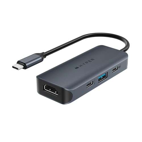 HyperDrive Next 4 Port USB C Hub for Mac, PC, Chromebook with 4K60Hz HDMI, 2 USB-A, USB C Hub 10Gbps, USB-C 10Gbps 100W Power Delivery Ports - size: 4 Port USB-C Hub with 2x USB-A