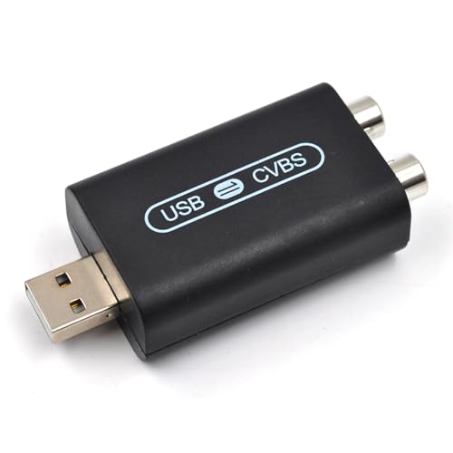 USB to CVBS Video Adapter for Car Radio, Video Output Support