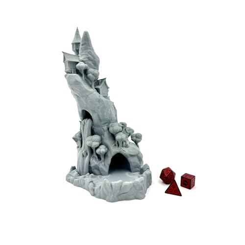 Mountain Village Dice Tower - D&D RPG Tabletop Gaming Accessory - Modular Design for Easy Storage