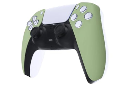 ProControllers LLC Custom Wireless Controller for PS5 - Hand Airbrushed & Multiple Designs Available (Olive Green) - color: Olive Green
