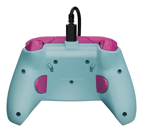 Turtle Beach Rematch Advanced Wired Gaming Controller for Xbox & PC | Xbox Series X|S, Xbox One, PC, 2 Remappable Buttons, Hall-Effect Triggers, Audio Controls, Image Shift Design, Android Dreams - color: Android Dreams
