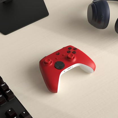 Microsoft Controller for Series X, Series S, Xbox One (Latest Model) - Pulse Red (Renewed)