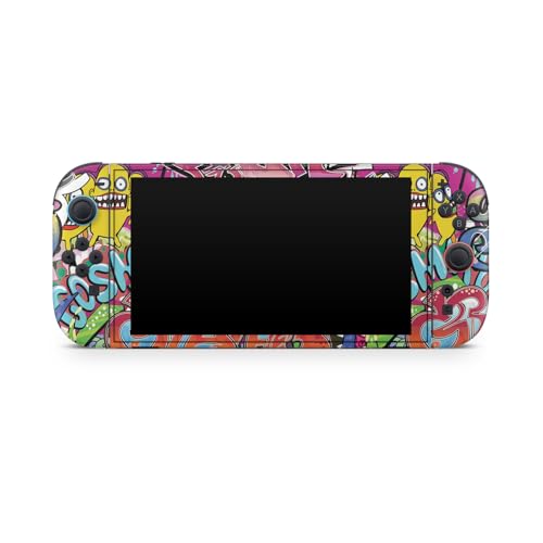 Gaming Skin Compatible with Nintendo Switch 2 Console Only - Funky Graffiti - Premium 3M Vinyl Protective Wrap Decal Cover - Easy to Apply | Crafted in The USA by MightySkins - color: Funky Graffiti, size: Switch 2 Console Skin Only, style: Matte Finish