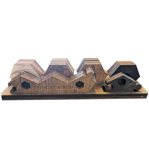 Custom Settler's Game Shelf Rack Only for Main Board and Expansion (no Board Pieces Included) - color: Custom: Rack Only (Main+exp), size: Custom
