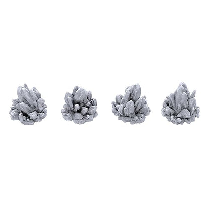 EnderToys Rocks with Crystal Clusters - DND Terrain Compatible with Dungeons and Dragons, 28mm Miniature Wargaming, Tabletop RPGs, Wargame Scenery