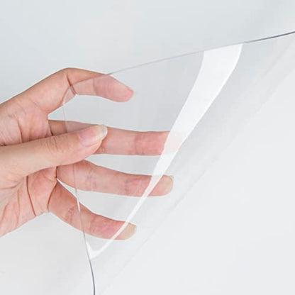 Clear Writing Desk Pad, 13’’x16” Heat Resistant Waterproof PVC Round Edge Durable Desk Protect Mat, Anti-Static Writing Mat Table Protector - size: 13"x16"