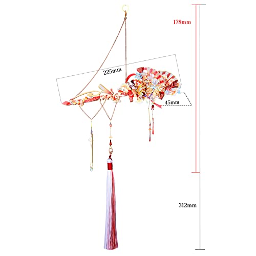 MU 3D Ginkgo Hairpin in SwordAdult Jigsaw Metal Puzzle Model Kits Building DIY Birthday Gift - color: Gingko