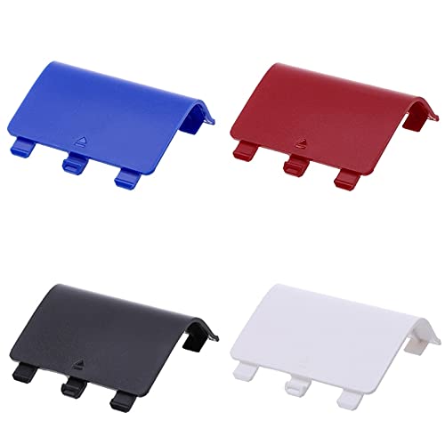 Back Battery Case Lid Cover Shell Replacement for Xbox One Controller (Black) - color: Black