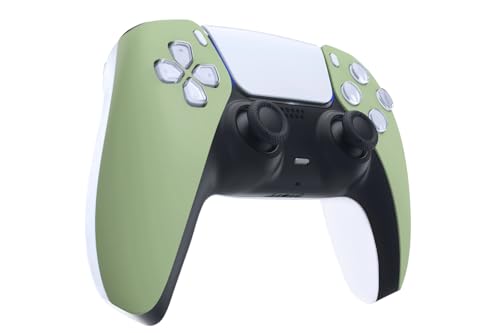 ProControllers LLC Custom Wireless Controller for PS5 - Hand Airbrushed & Multiple Designs Available (Olive Green) - color: Olive Green