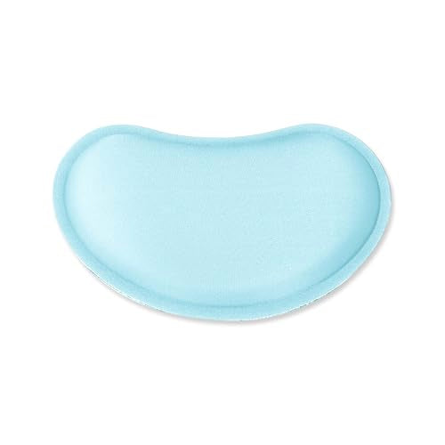 Office Ergonomic Memory Foam Computer Mouse and Keyboard Wrist Rest pad Support Carpal Tunnel, Wrist Rest for Keyboard and Mouse, Wrist Support Set - color: Light Blue, style: Mouse wrist pad