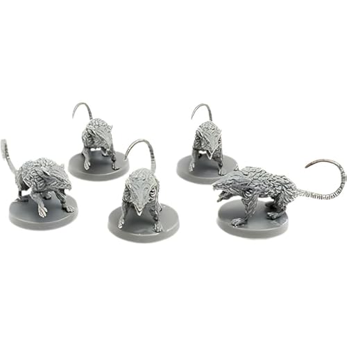 Blacklist Games Miniatures: Fantasy Series 1-70 Miniatures - Highly Detailed Pre-Assembled Tabletop RPG Minis, D&D 5th Edition (70 items)