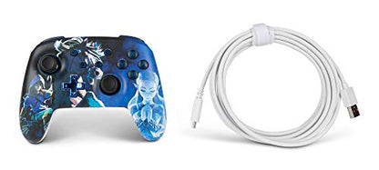 PowerA Enhanced Wireless Controller for Nintendo Switch/Switch 2 / Switch Lite/OLED Model - Legend of Zelda, Midnight Ride - Gamepad, game controller, Officially Licensed - color: Zelda Midnight Ride
