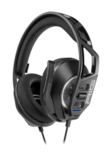 RIG 300 PRO HS Wired Gaming Headset | For PlayStation PS5 and PS4 - Universal 3.5mm compatibility – Flip-to-Stow Mic, 40mm Speakers, 1.2-meter cable - Black - color: Black