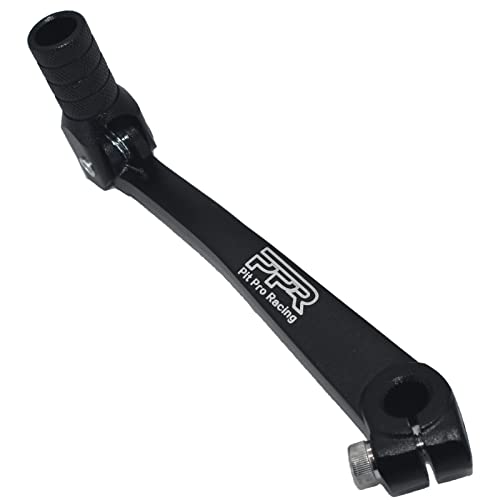 CNC Aluminum Motorcycle Gear Shifter Lever, Foldable Pedal Shifter Fit for 50cc 110cc 250cc CRF50 XR50 XR CRF Dirt Pit Monkey Bike Motorcycle ATV Quad Black Black - color: Black