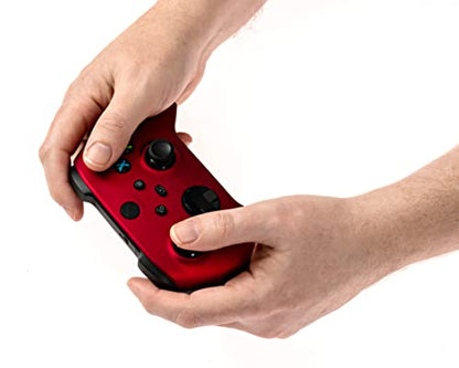 Xbox One Series X S Custom Soft Touch Controller - Soft Touch Feel, Added Grip, Metallic Red Color - Compatible with Xbox One, Series X, Series S - color: RED XS