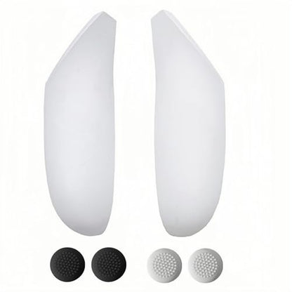 1 Pair New OEM Battery Cover for Oculus Quest 2 Left Right Controller, Replacement Part Charging Case Cover for Meta Quest 2 Controllers with Thumb Grips Caps