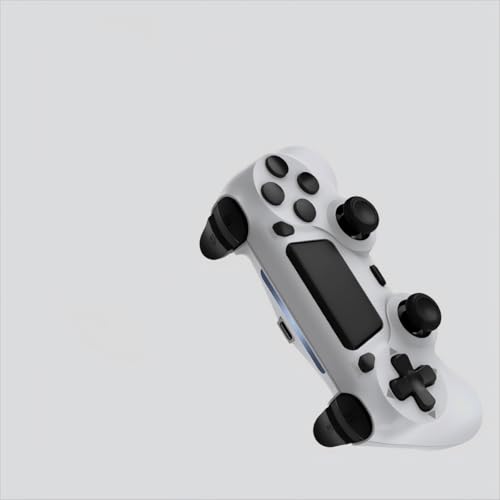Bcofo 2 Pack Wireless Controller for PS4, Game Remote Controller Compatible with PS4/Slim/Pro/PC, Programmable, RGB Light, 1000mAh Battery, Dual Vibration, 6-Axis Gyro, Share, Touch Pad-ZT - color: White