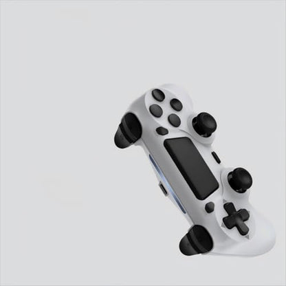 Bcofo 2 Pack Wireless Controller for PS4, Game Remote Controller Compatible with PS4/Slim/Pro/PC, Programmable, RGB Light, 1000mAh Battery, Dual Vibration, 6-Axis Gyro, Share, Touch Pad-ZT - color: White