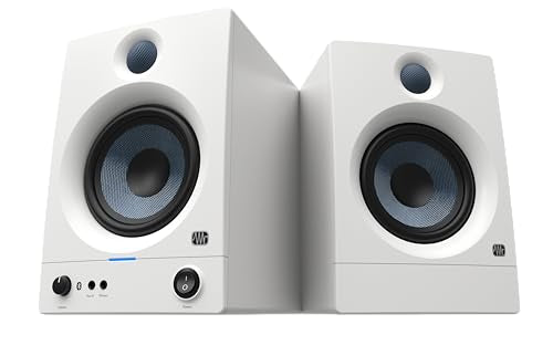 PreSonus Eris 5BT White 5.25-inch Media Reference Monitors with Bluetooth Wireless Technology - color: White, size: 5" Bluetooth