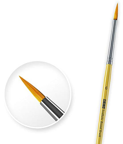 Ammo by Mig Jimenez 7601 Dioramas & Scenic Synthetic Brush Set (4)