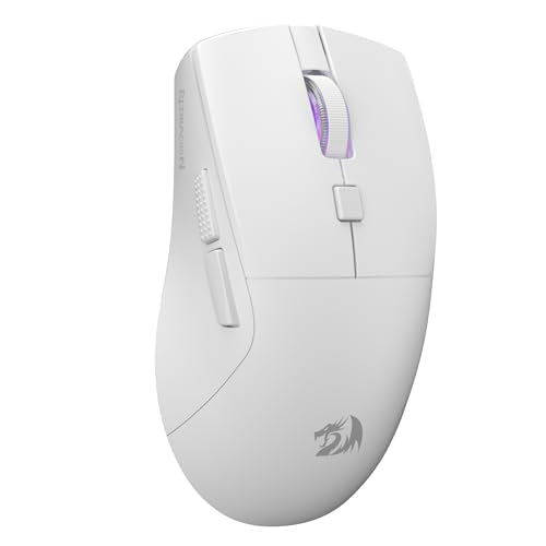 Redragon M618 LIT Wireless Gaming Mouse 10K DPI 70G Ultra-Light Remapping Keys - color: White, size: Wireless