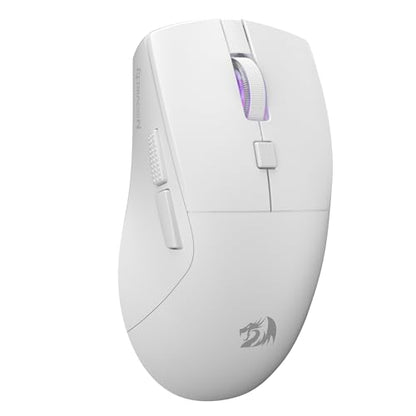 Redragon M618 LIT Wireless Gaming Mouse 10K DPI 70G Ultra-Light Remapping Keys - color: White, size: Wireless