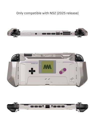 Mumba Blade Series Case for Nintendo Switch 2 [Dock Friendly] [Military-Grade Protection] Switch 2 Grip Protective Cover Shell, Quick-Release Joy-Con, Accessories for Switch 2 Controllers (Gamer) - color: Gamer