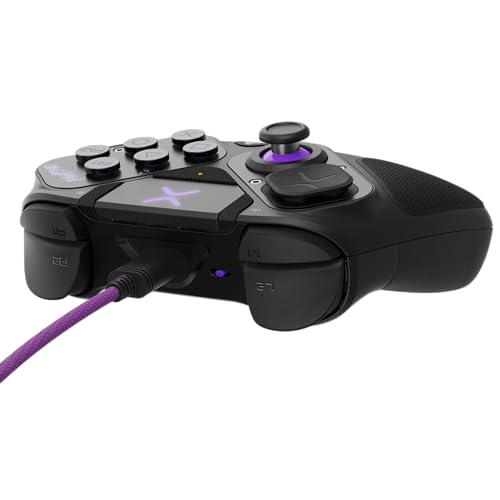 PDP Victrix Pro BFG Wireless Gaming Controller for Playstation 5 / PS5, PS4, PC, Modular Esports Gamepad, Remappable Buttons, Customizable Triggers/Paddles/D-Pad/Fightpad, PC App, Black - color: Black