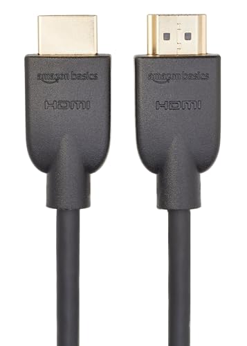 Amazon Basics High-Speed 4K Ultra HD HDMI 2.0 Cable for Blu-ray, 6 feet, 24-Pack, 18 Gbps, 60 Hz, 2160p, Male-to-Male, Ethernet Ready, 3D, Black - size: 6 Feet