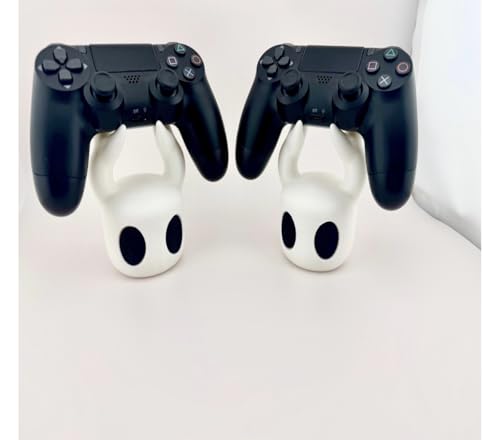 Minimalist Game Controller Holder Stand – Universal Gaming Controller Display – Gaming Desk Organizer – 3D Printed Gamer Gift - color: White