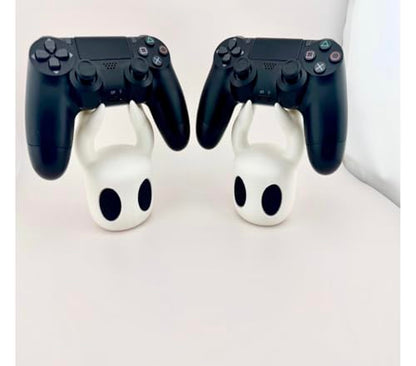 Minimalist Game Controller Holder Stand – Universal Gaming Controller Display – Gaming Desk Organizer – 3D Printed Gamer Gift - color: White
