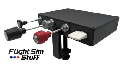 Flight Sim Stuff - Vernier Controls, Carb Heat, Throttle, Mixture, Flaps | True Vernier Mixture Control, Throttle Friction Lock, Flaps Switch