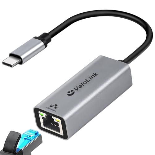 USB C to Ethernet Adapter,Ethernet to USB,TypeC to RJ45 for Nintendo Switch 2,Gigabit Ethernet Adapter, LAN Network for Laptop, MacBook,Chromebook,Surface, Desktop,PC and More (USB C POART) - size: USB C POART