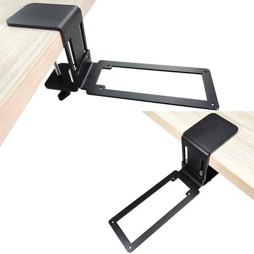 HTLAKIKJ Flight Sim Desk Mount for Logitech 3D Pro Joystick | Compatible with Logitech G Extreme 3D PRO Joystick Adjustable Fit Different Thickness Desk Enduring C-Clamp Metal Holder