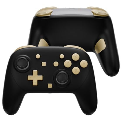 eXtremeRate DIY Replacement Full Set Buttons for Nintendo Switch 2 Pro Controller, Custom ABXY Dpad + - Home Capture Power L R ZR ZL Triggers Sync GL GR Buttons for Switch 2 Pro - Champagne Gold - color: Champagne Gold