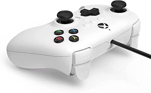 8Bitdo Ultimate Wired Controller for Xbox Series X, Xbox Series S, Xbox One, Windows 10 & Windows 11 - Officially Licensed (White) - color: White, style: ALPS Joystick